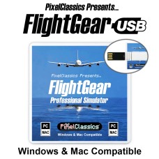 FlightGear Flight Simulator 2025 USB