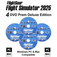 FlightGear Flight Simulator 2025 Deluxe